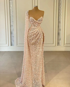 Sweetheart Mermaid Prom Dress With High Slit Elegant Evening Dress Y551