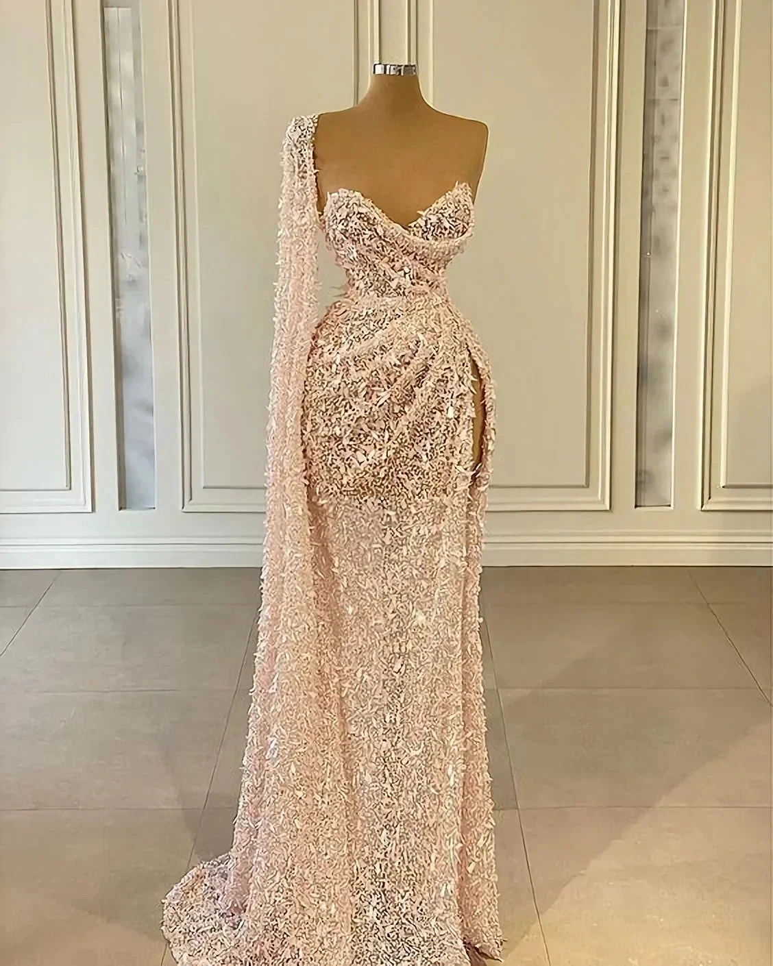 Sweetheart Mermaid Prom Dress With High Slit Elegant Evening Dress Y551