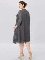 A-Line/Princess Spaghetti Straps Knee-Length Mother of the Bride Dresses