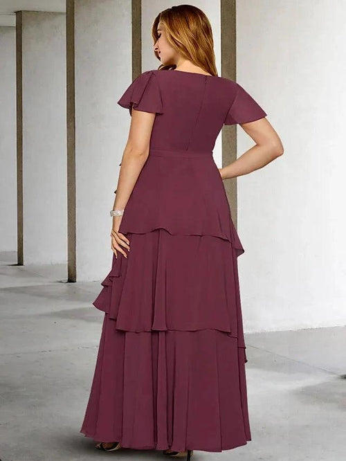 A-Line/Princess V-Neck Floor-Length Mother of the Bride Dresses
