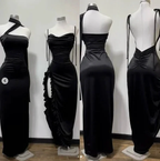 Black Sexy Sheath Prom Dress Evening Dress Y8270