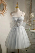 Chic Sleeveless Sequins Lace Up Short Homecoming Dresses