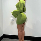 Autumn women's fashion trumpet sleeve square collar sexy low-cut body-fitting women's homecoming dress Y2967