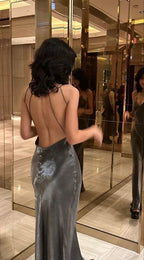New Style V Neck Long Evening Dress Trendy Prom Gown Y7389