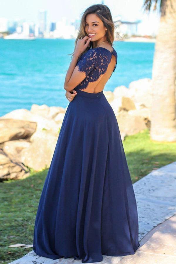 Chiffon Sweetheart Neckline A-line Bridesmaid Dresses With Appliques  BD099