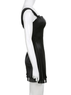 Lovely Black Straps A-line Homecoming Dress Y4035