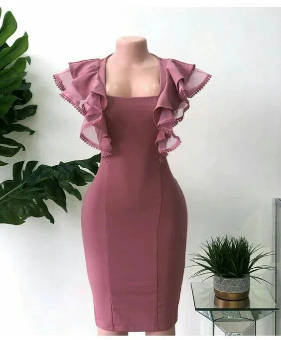 Fashion Bodycon Dress New Homecoming Dress Party Dress Y6058