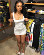 Sexy White Square Neckline Dress White Mini Homecoming Dress Y4092