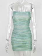 Sexy Shiny Dress Short Homecoming Dress Y1908