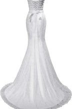Elegant Mermaid Wedding Dresses Sweetheart Wedding Gowns WD720