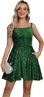 Light Blue Short Prom Dresses SYH97