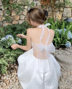 Chic White Homecoming Dress White Party Dress Y2371