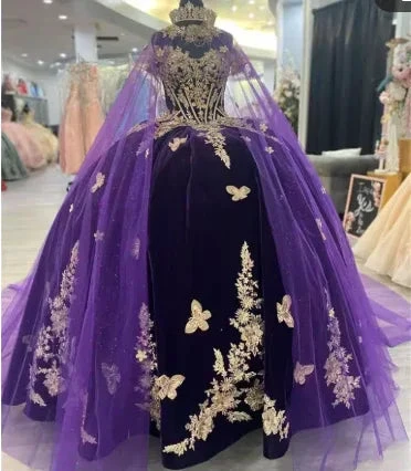 Stunning Purple Princess Quinceanera Dresses Ball Gown,Purple Sweet 16 Dress Y6560