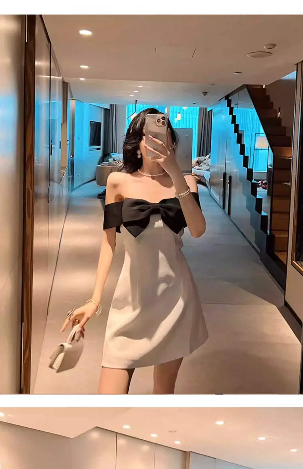 Sexy Cocktail Dresses Chic Short Homecoming Dress With Bowknot Y1894