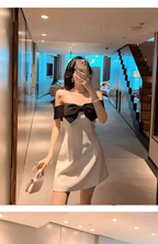 Sexy Cocktail Dresses Chic Short Homecoming Dress With Bowknot Y1894