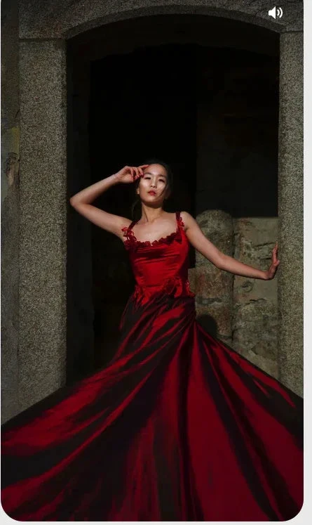 Wonderful Red Long Prom Dress Sleeveless Evening Dress Y308