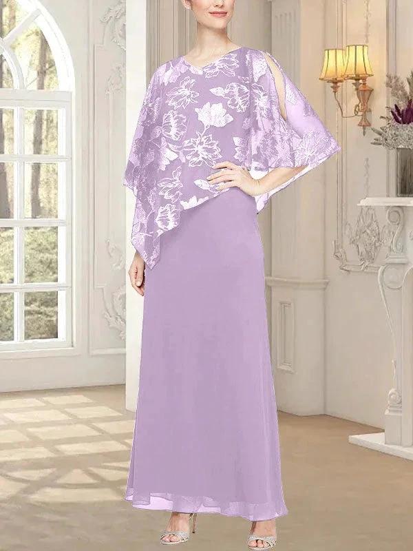Long Glitter Mesh Dress with Novelty Asymmetric Overlay Bodice