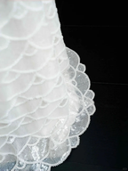 Classy White  Sequins Pearls Chain Sheath Long Prom Dress Evening Dress Y8670