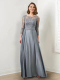 A-Line/Princess Mother of the Bride Dresses with Applique & Sequins