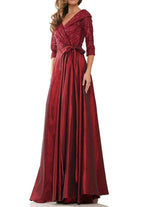 A-Line/Princess V-Neck Floor-Length Mother of the Bride Dresses