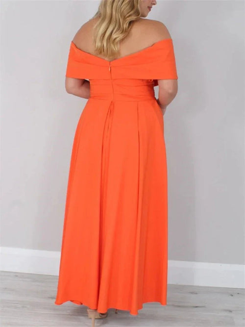 A-Line/Princess Off-the-Shoulder Ankle-Length Mother of the Bride Dresses