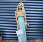 Sexy Cut-out Waist Long Evening Dress Charming Party Gown Y4459