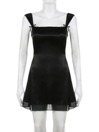 Lovely Black Straps A-line Homecoming Dress Y4035