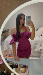 Sexy Fuchsia Dress Mini Homecoming Dress Y4879