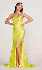 Satin Fuchsia Prom Dress SYP72