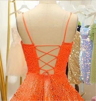 Sequin Homecoming Dresses for Teens Sparkly Short Prom Dresses SYH87