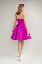 Strapless Satin Homecoming Dresses for Teens SYH101