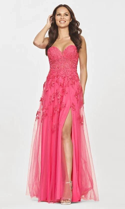 Strapless Sweetheart Long Lace Prom Dress SYP78