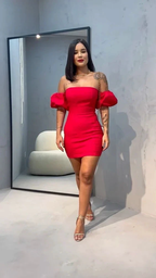 Sexy Red Tight Homecoming Dress Red Cocktail Dress Y3056