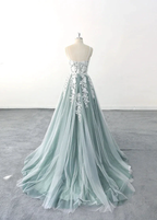 corset cutout sexy wedding dress,full length delicate dress Y3089