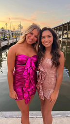 Cute Strapless Homecoming Dress Graduation Dress For Teens Y2093