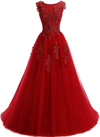 Long Formal Dresses For Women Evening Dress Bridesmaid Dress Lace Appliques Graduation Gowns Y1848