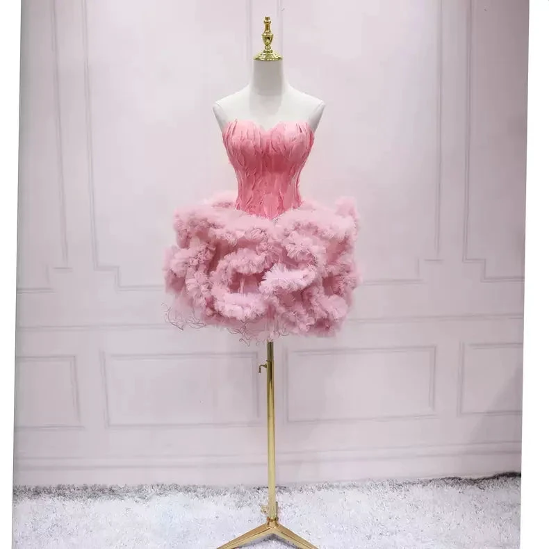Pink Homecoming Dress Cute Homecoming Dress s48