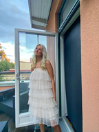 New Arrival Tulle Tiered Homecoming Dress Outfit Dress Y2300