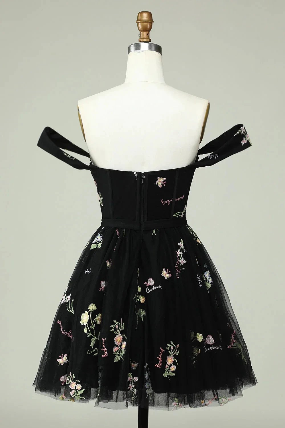 Cute A Line Sweetheart Purple Short Homecoming Dress with Embroidery