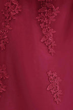 A-Line Bateau Long Plus size Sleeveless Evening Dresses with Appliques