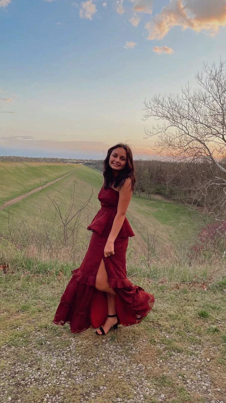 Romantic One Shoulder Vintage Prom Dress Stunning Evening Dress Y1105