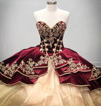 Best Long Ball Gown Sweetheart Organza Quinceanera Dress