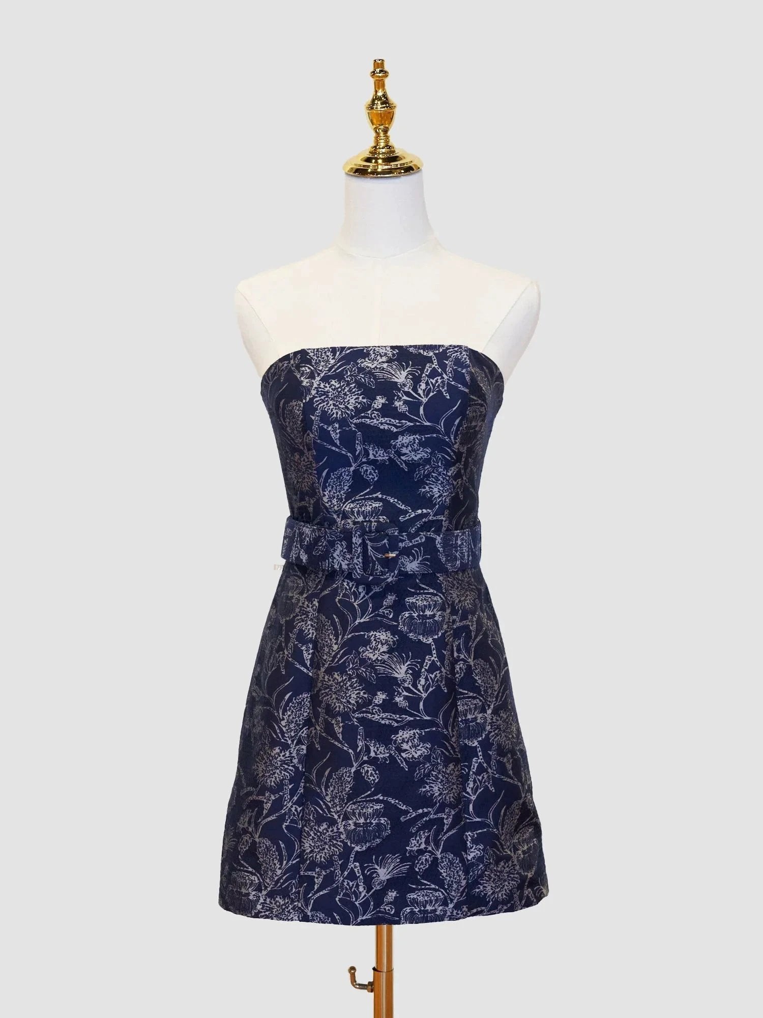 Sheath Strapless Short Homecoming Dress