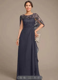 Tibetan blue lace shawl dress