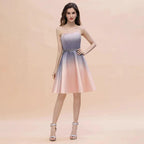 Charming Sweetheart Gradient aline Short Homecoming Dress
