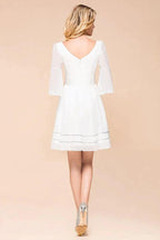 Chiffon Knee Length Simple Daily Casual Dress Beach Bridesmaid Dress