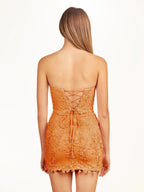 Blue Tight Lace Short Homecoming Dress with Appliques
