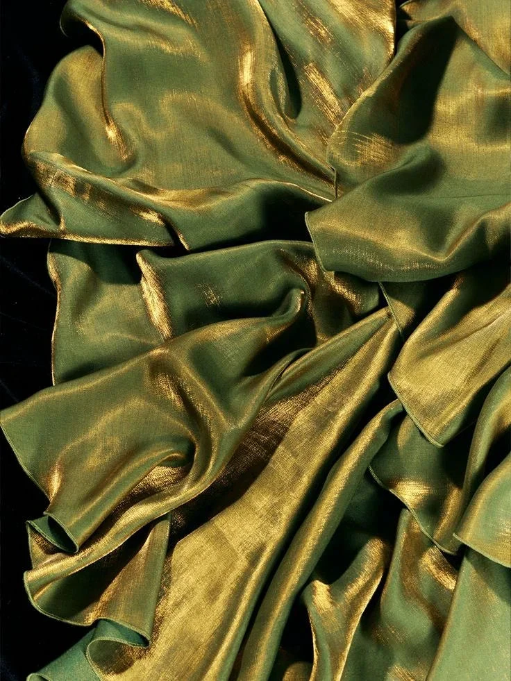 Vintage Green Tiered Flounce Long Prom Dress Party Evening Gown Y7548