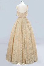 Elegant Tulle Lace Ball Gown Shaghetti Sweetheart Sleevless Wedding Dress