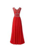 Floor Length Bridesmaid Dress Cap Sleeves Chiffon Prom Evening Gown PG317